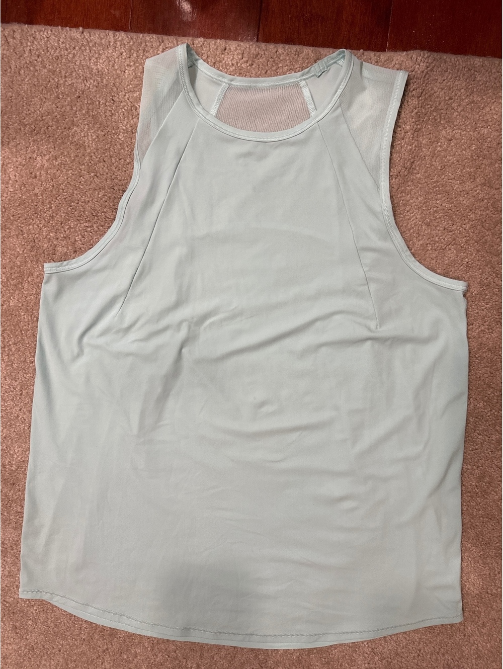 (5)Lululemon Light Blue Sleeveless Athletic Tank Top